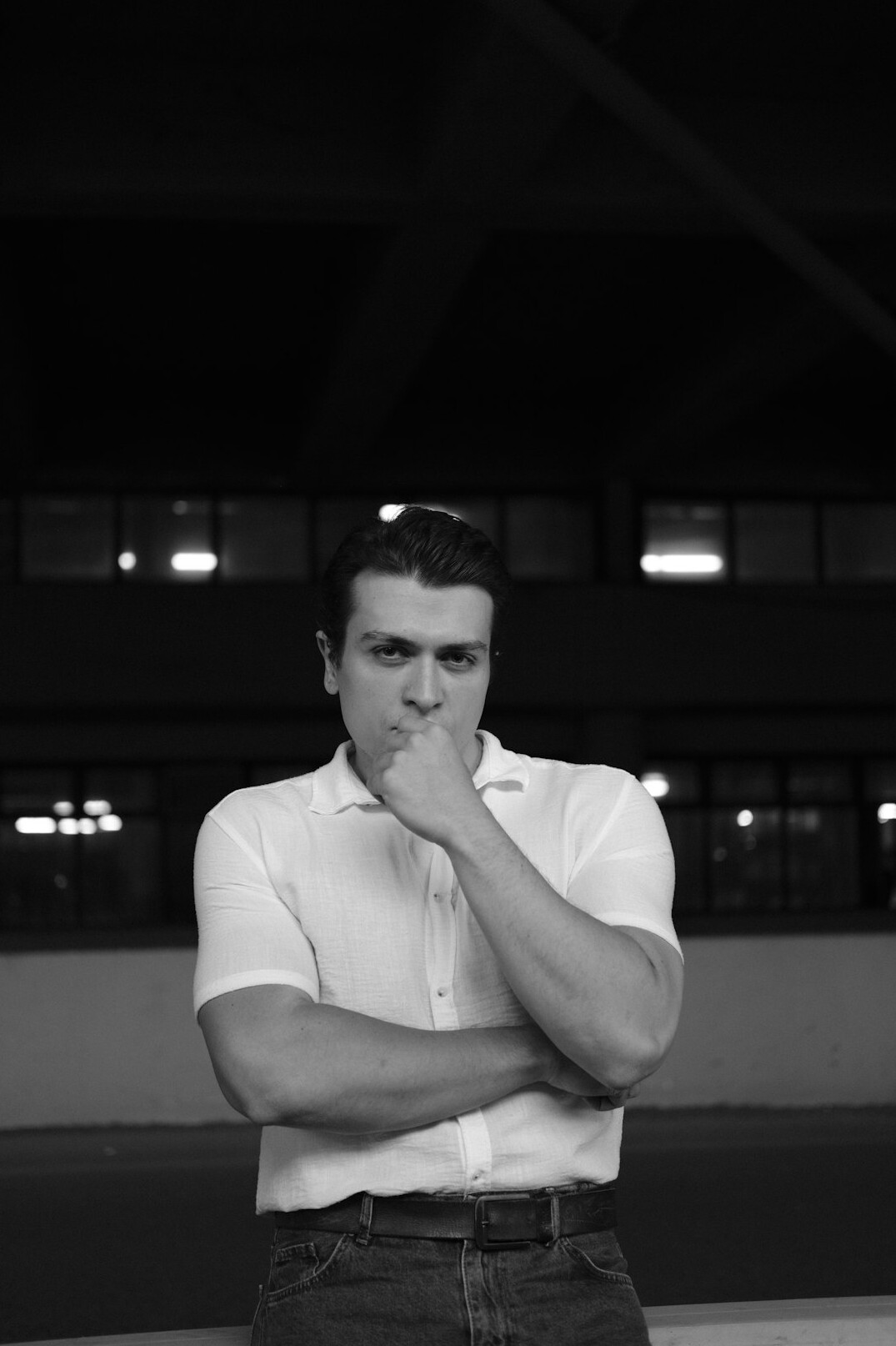 Portrait of a man in a collared shirt with a friendly expression